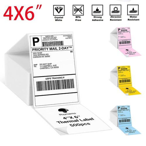 Phomemo label thermal - 4"x6",