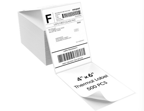 Fanfold direct thermal - 4"x6",