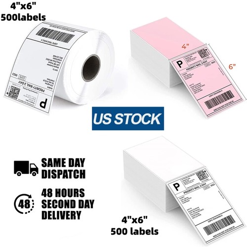 Direct thermal shipping - 4"x6",
